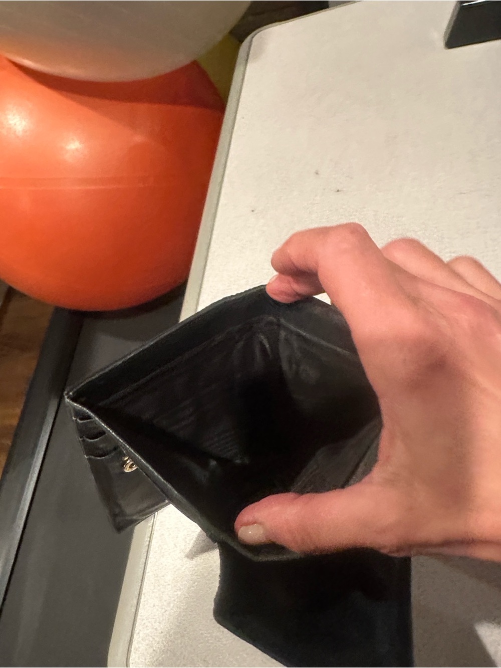 Prada Black Quilted Nylon Wallet Card Holder with Gold Triangle Logo - Picture 6 of 6